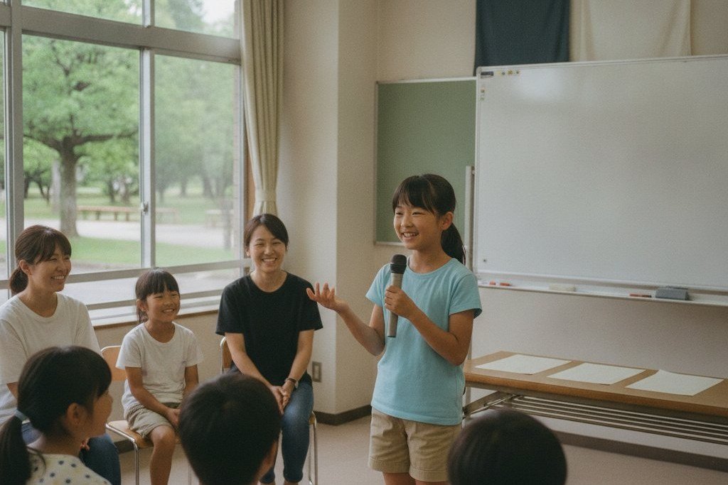 子供の英語プレゼン力を伸ばす方法｜4技能と教室選びを徹底解説｜英会話スクール Lumiere（ルミエール）天六校